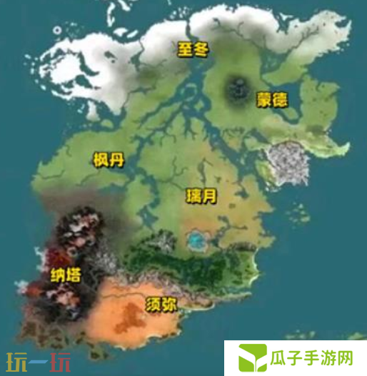 原神七国地图是怎么样的 七国地图全貌介绍