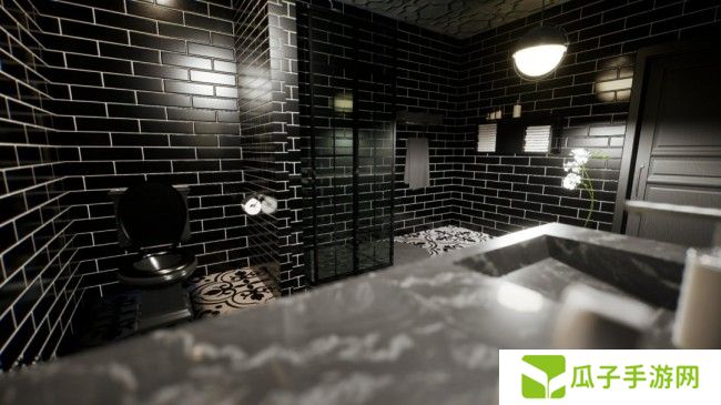 《inZOI》黑色时尚浴室房间分享