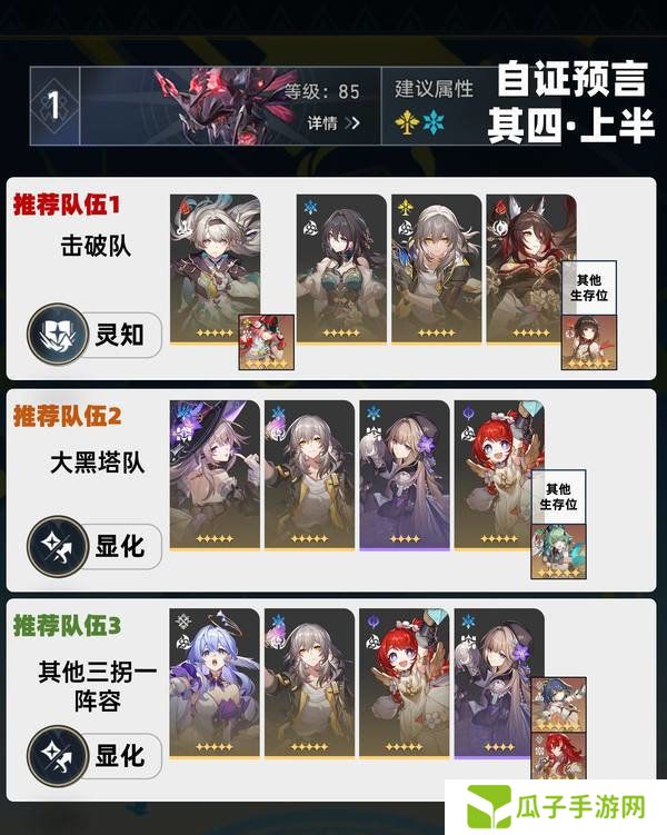 崩坏星穹铁道虚构叙事自证预言阵容攻略 3.1虚构叙事自证预言阵容怎么推荐[多图]图片2