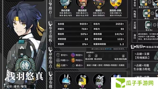 绝区零浅羽悠真攻略 浅羽悠真怎么培养[多图]图片1