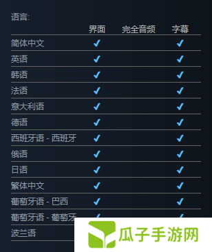 《inZOI》支持语言介绍